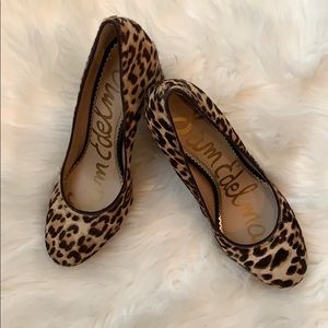 Sam Edelman leopard heels